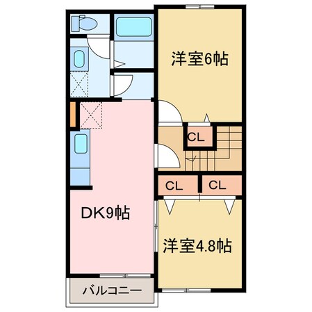 ジェルメの物件間取画像